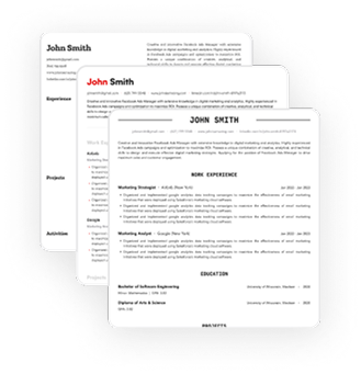 Example cover letter template featuring a professional layout with user details and job history